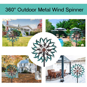 VEWOGARDEN breeze kinetic display moving across lawn or patio