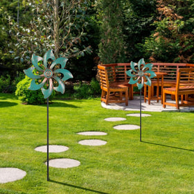 VEWOGARDEN garden decor wind spinner enhances outdoor spaces with dynamic motion.