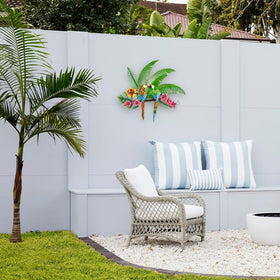VEWOGARDEN parrot wall art suits coastal and bohemian spaces