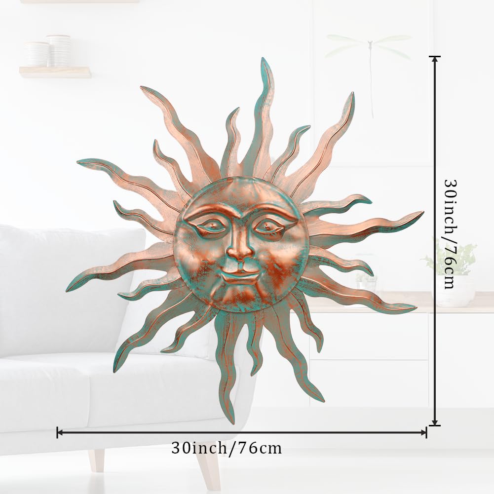 VEWOGARDEN patina green finish adds vintage charm and weather resistance