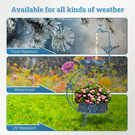 VEWOGARDEN Detachable planter base simplifies relocation and placement.