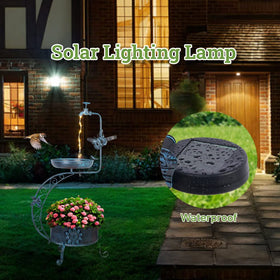 VEWOGARDEN Solar glow at night enhances atmosphere while attracting birds.