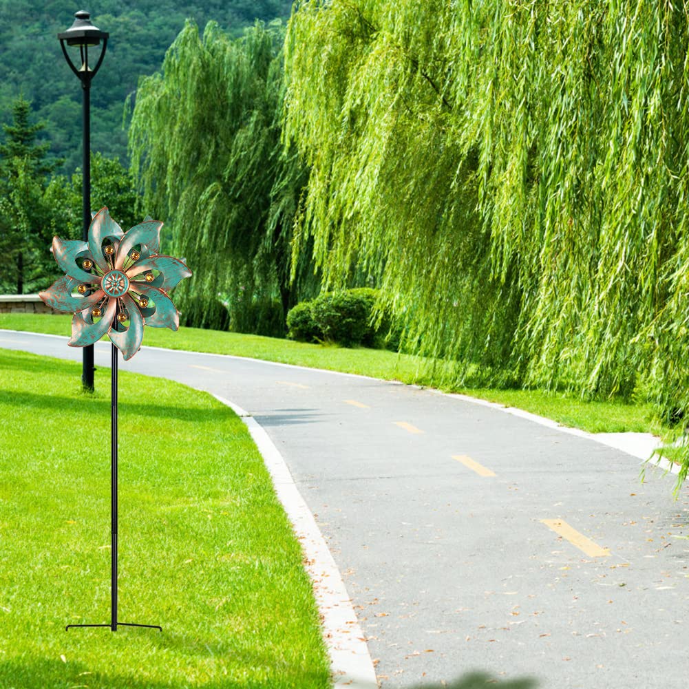 VEWOGARDEN wind spinner easy to install in outdoor spaces