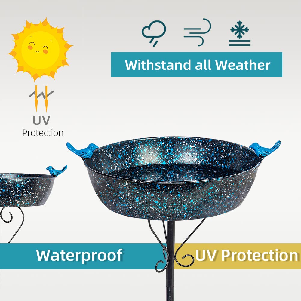 VEWOSTAR durable metal stakes withstand weather and time