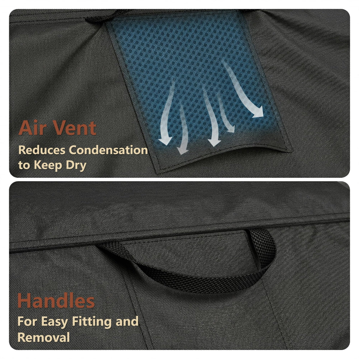VEYEGIS reinforced double stitching enhances seam durability