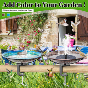 VeyFolzin.st multifunctional tray works as a bird bath or feeder