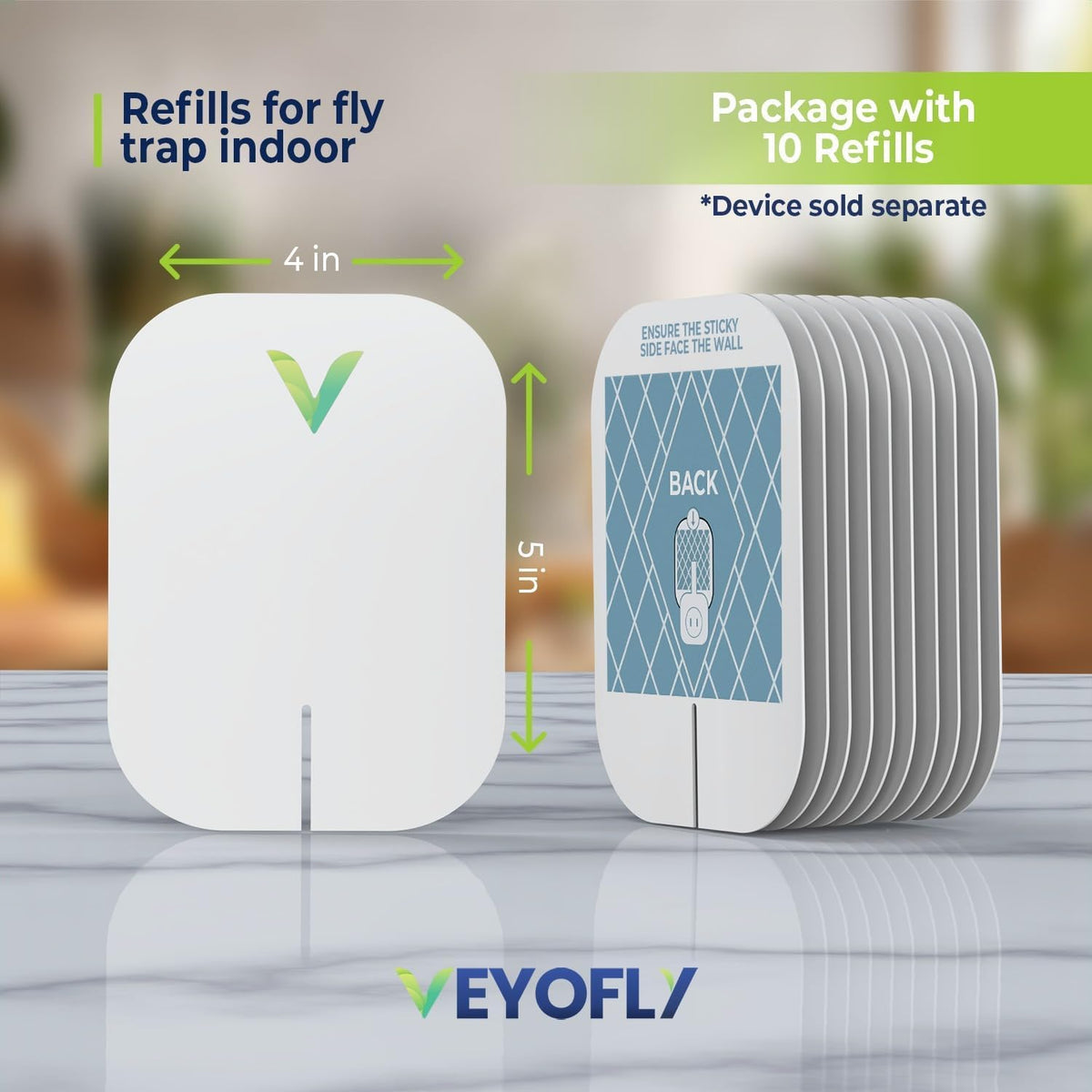 Close-up of VEYOFLY glue boards with strong adhesive