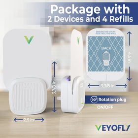 VEYOFLY bug zapper light attracts insects without glare