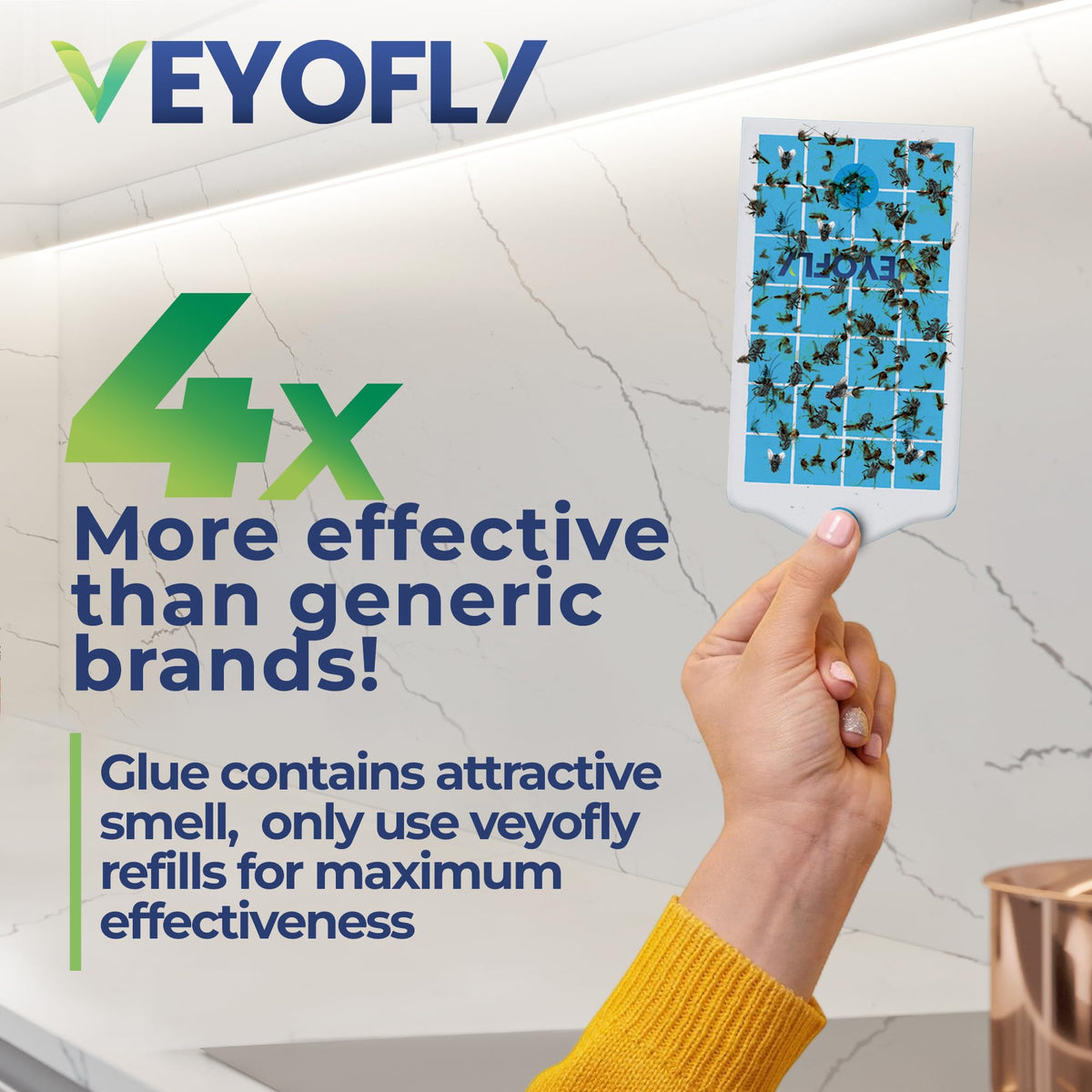 VEYOFLY discreet fly trap design keeps bugs hidden