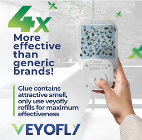 VEYOFLY discreet trap design keeps pests hidden while protecting a clean home