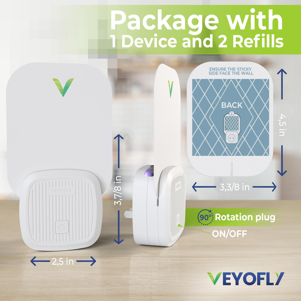 VEYOFLY used in a kitchen area to manage flying insects