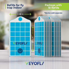 VEYOFLY indoor plug-in trap refill ready for easy replacement