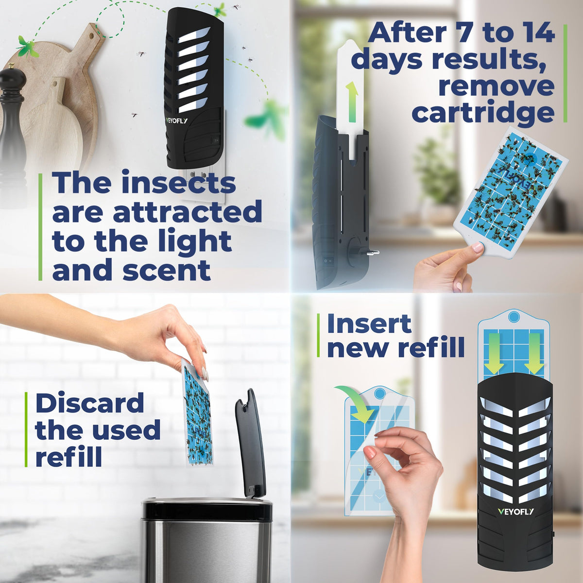 VEYOFLY kitchen and pantry use refill for family spaces