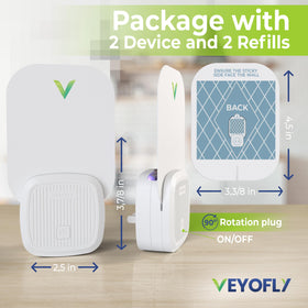 VEYOFLY device mounted to wall or floor for safety
