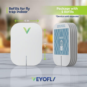 VEYOFLY ultra-sticky glue boards capture flies and gnats with minimal effort