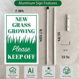 vfsxcmi 8x12 sign suits manicured lawns and larger landscapes alike.