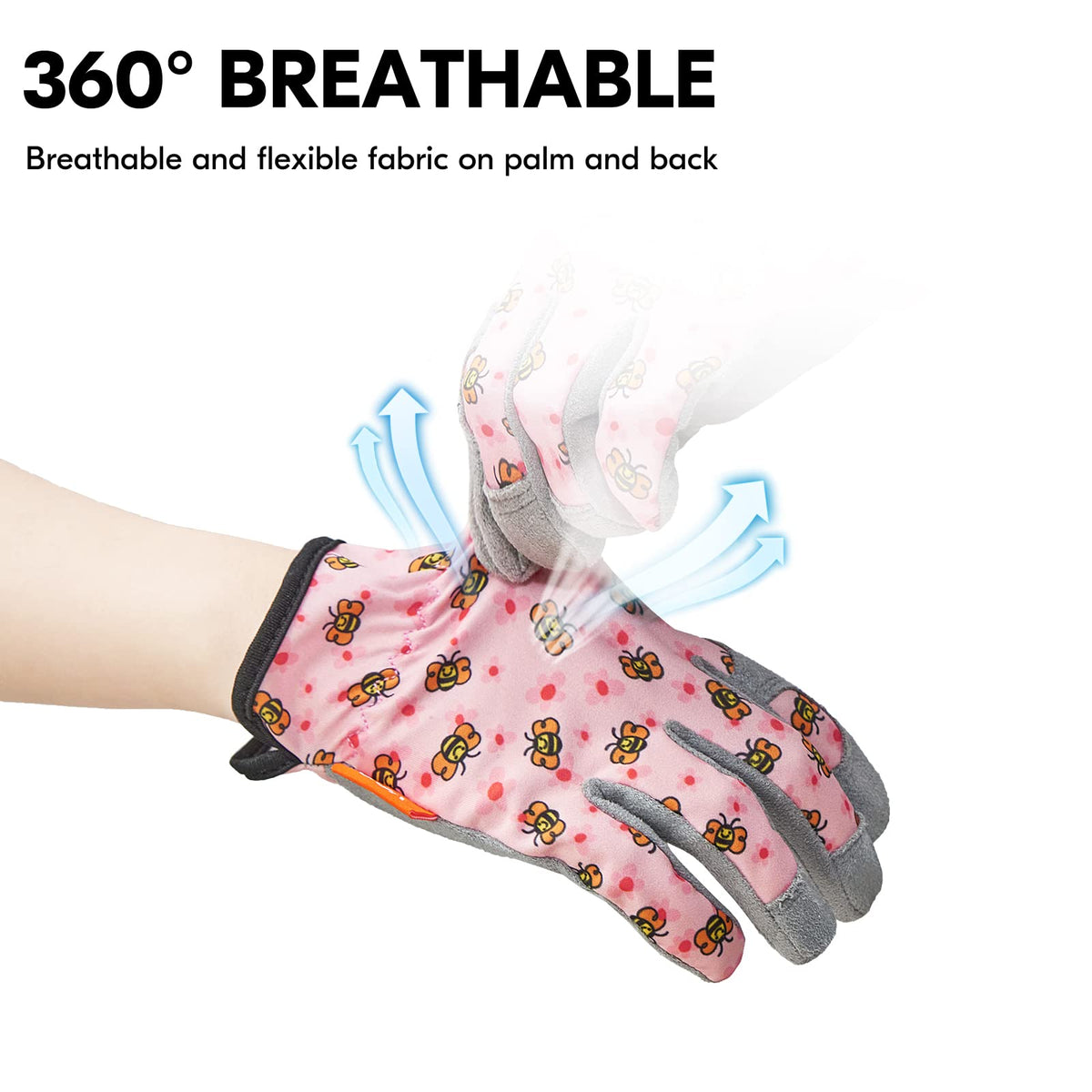 Vgo kids gardening gloves machine wash friendly after outdoor use