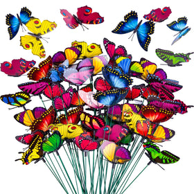 VGOODALL butterfly stake color-rich collection enhances outdoor displays in gardens