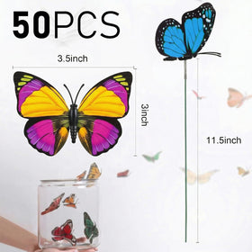 VGOODALL butterfly stake spring attachment enables gentle sway.