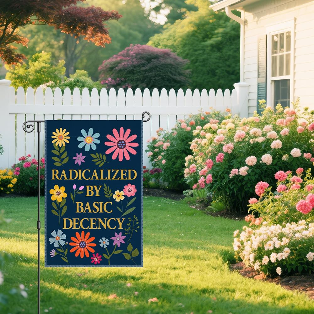 Vgrti political garden flag porch-display, perfect for outdoor decor.