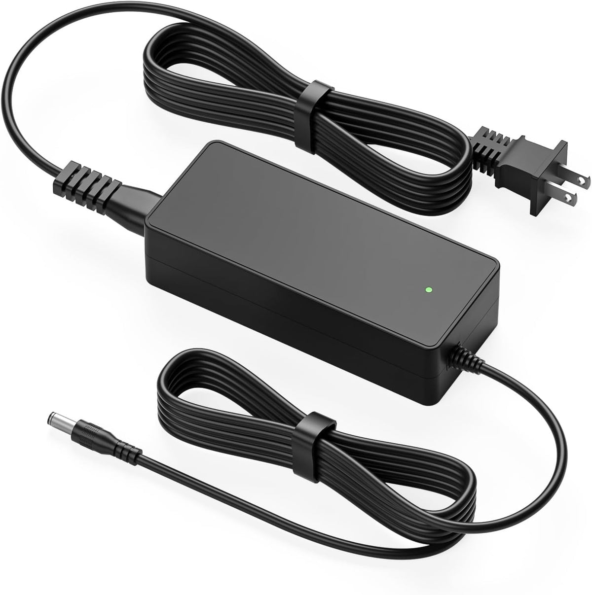 vhbw Jackery 24V 90W charger on desk, compact and portable for on-the-go power.