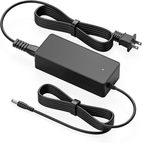 vhbw Jackery 24V 90W charger on desk, compact and portable for on-the-go power.