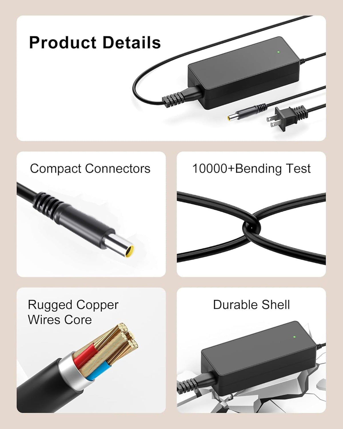 vhbw safety protections against overcurrent during use.
