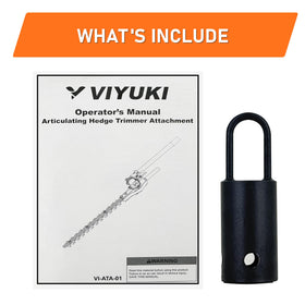 VIYUKI hedge trimmer in action showing real-world use