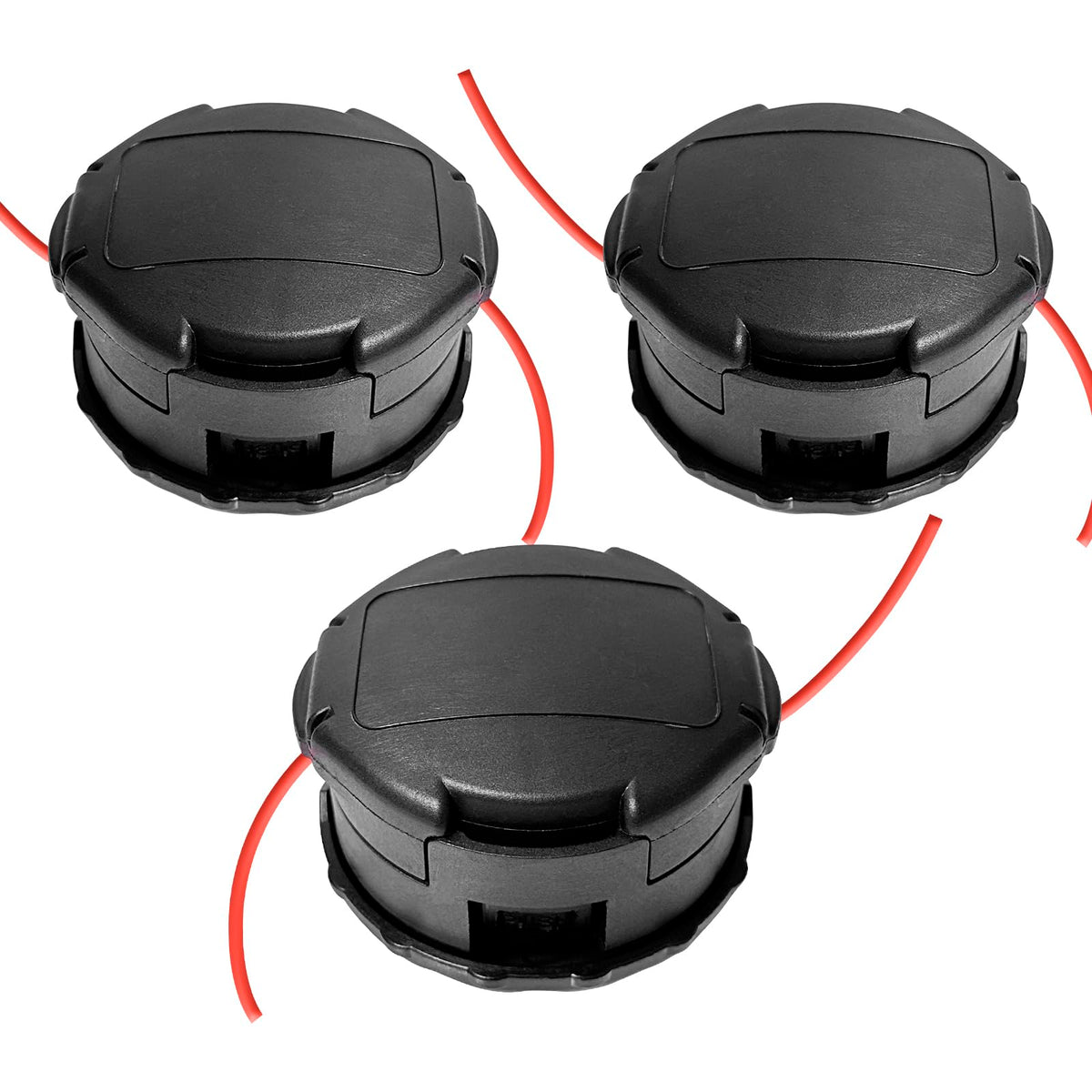 VIABRICO 3-pack trimmer head for Echo, durable and reliable.