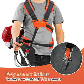 VIABRICO adjustable trimmer harness fits men and women comfortably.