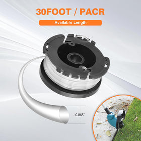 VIABRICO AF-100 cap replacement for easy spool swaps during yardwork.
