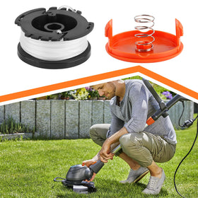 VIABRICO AF-100 nylon line texture for durable, efficient cutting.