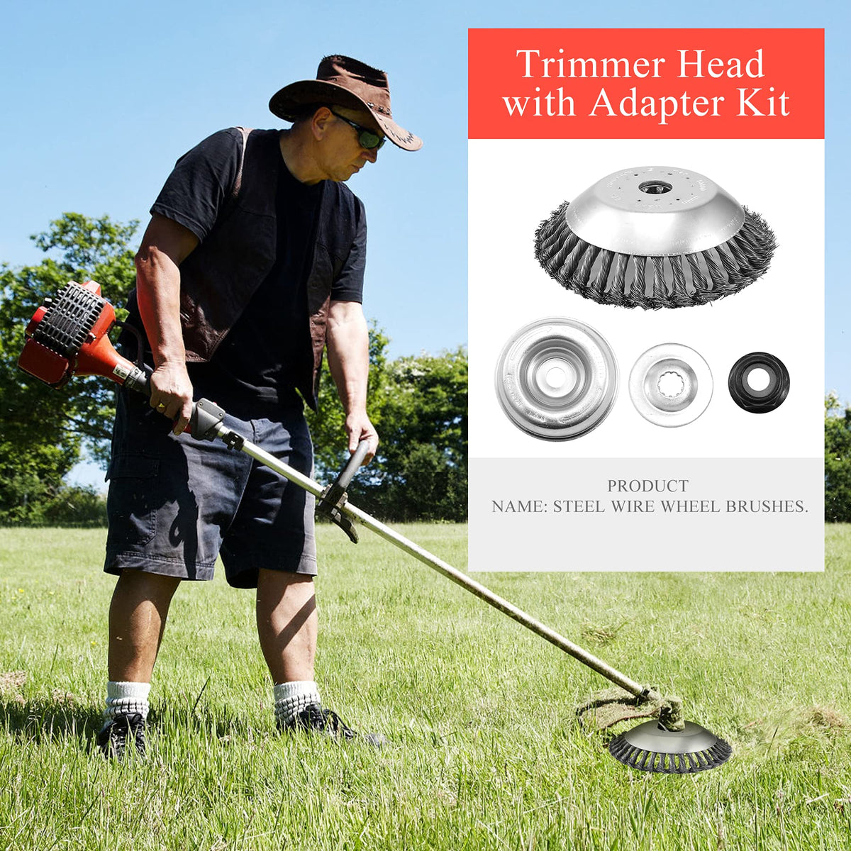 VIABRICO durable steel wire performance portrait emphasizes long life against tough debris.