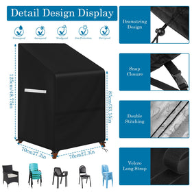 Viadom chair cover delivers all-weather UV and rain resistance for patio chairs