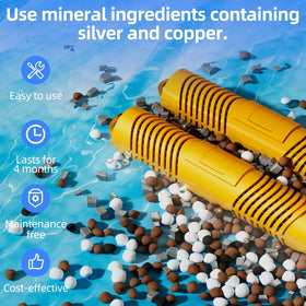Vibement spa mineral stick water clarity example for home spa.