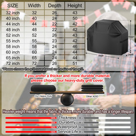 VIBOOS BBQ cover black finish blends with outdoor setups.