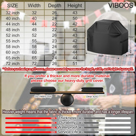 VIBOOS anti-UV fade-resistant material helps protect color over time.