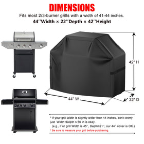 Waterproof interior PU coating protects grill against rain and spills