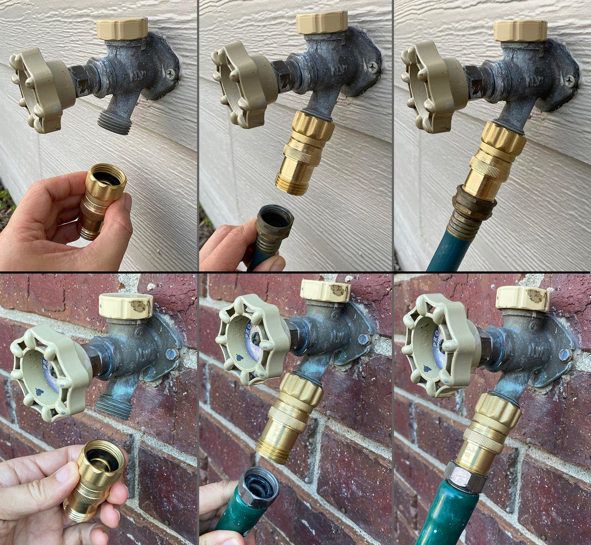 Vibrant Yard Co lead-free brass regulator ensures durability and safe water flow.