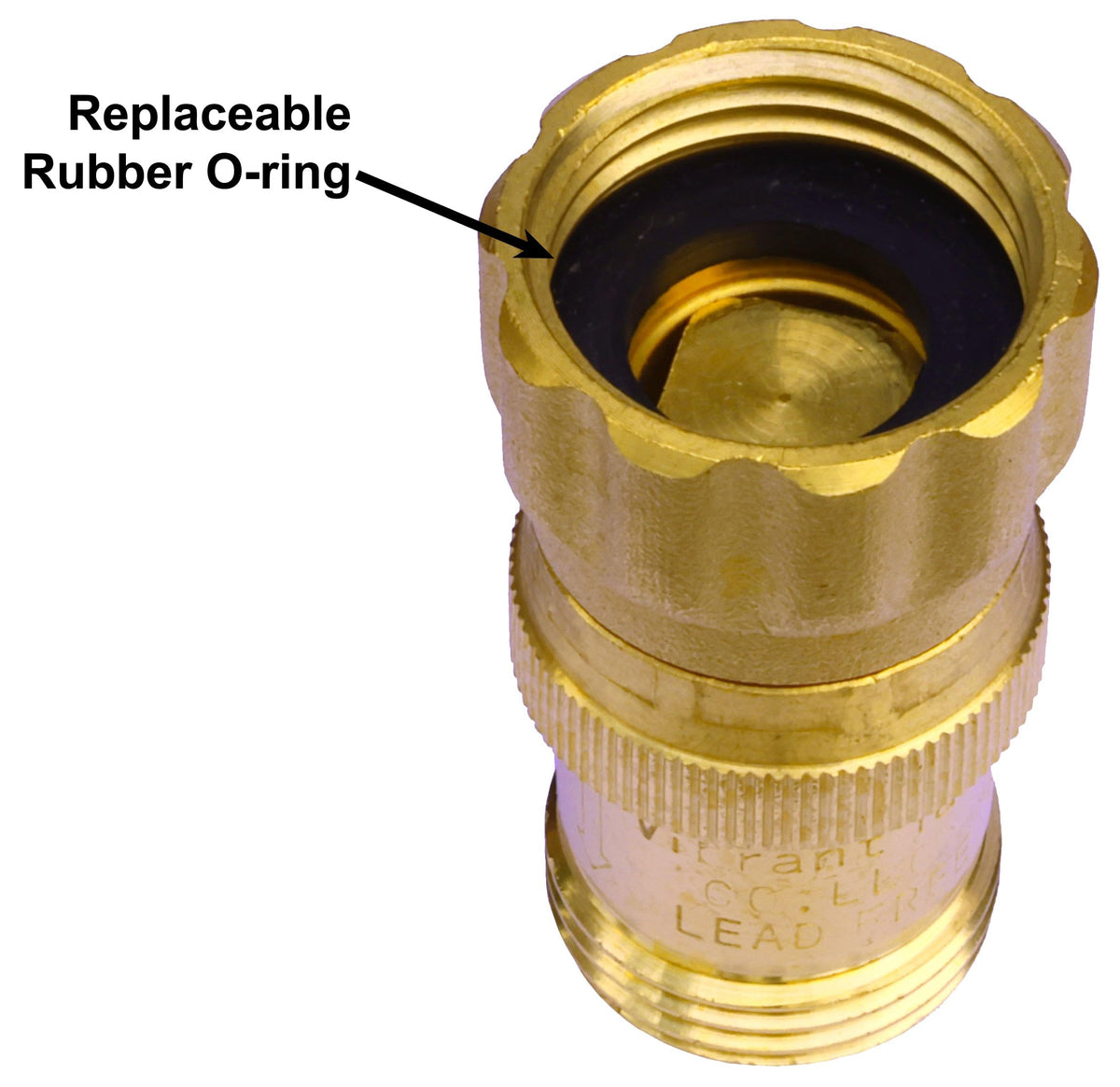 Vibrant Yard regulator with hose-thread connection ready for standard taps