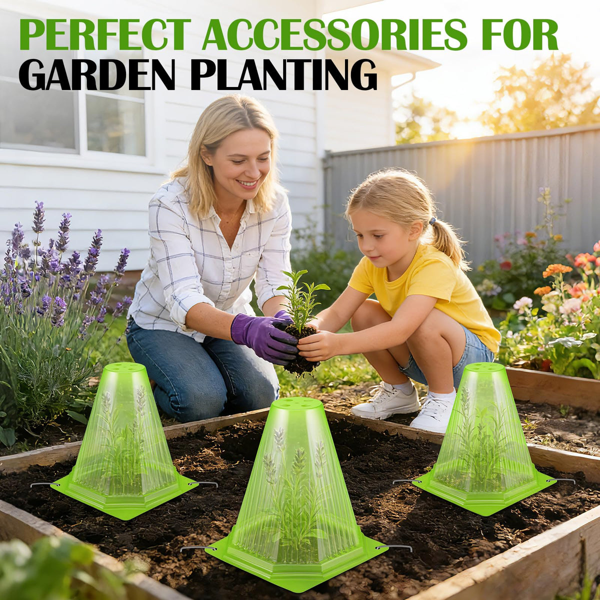 VICAMB comprehensive kit includes covers and stakes for easy deployment.