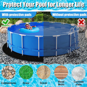 VICAMB durable felt mat shields against stones, glass, and rough ground surfaces.