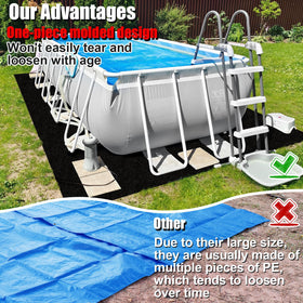 VICAMB versatile pool mat for outdoor use, camping, and equipment protection.
