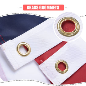 VICDRIA all-weather US flag 3x5 designed for UV and weather resistance