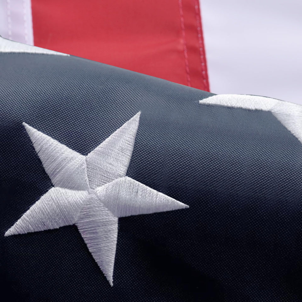 VICDRIA American flag 3x5 outdoor fabric 420D for durable long-term display.
