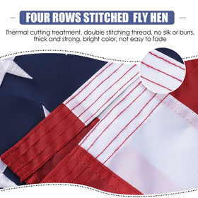 VICDRIA travel-friendly US flag 3x5 for easy packing and portability