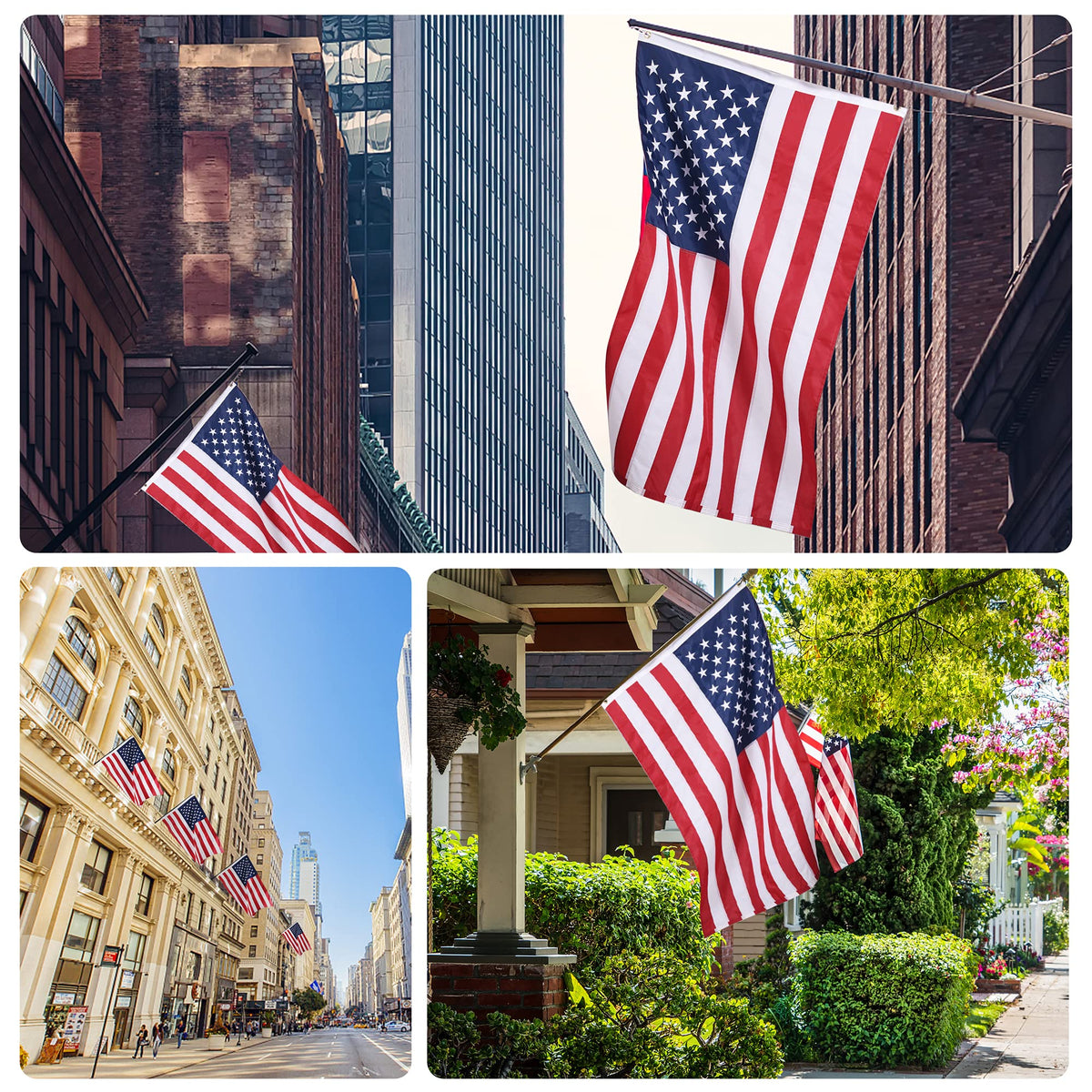 VICDRIA US flag gift idea for veterans and families, 3x5