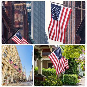 VICDRIA US flag gift idea for veterans and families, 3x5