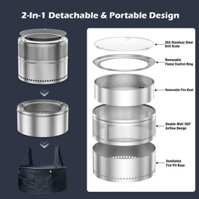 VICEARTH quick setup and compact storage with included bag