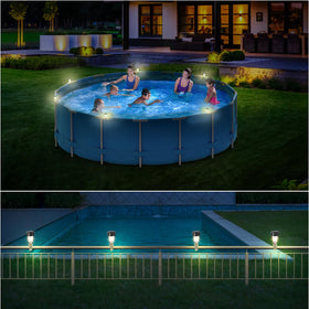 Automatic charging and dusk-to-dawn glow from VICHTOP lights for convenient nights.